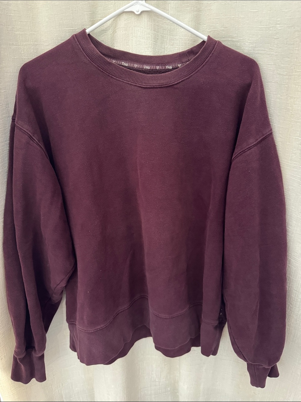 TNA Women's Crewneck Sweater - Deep Wine